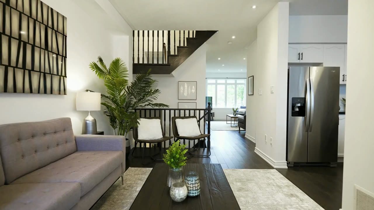 A warm, plant-filled Toronto home interior