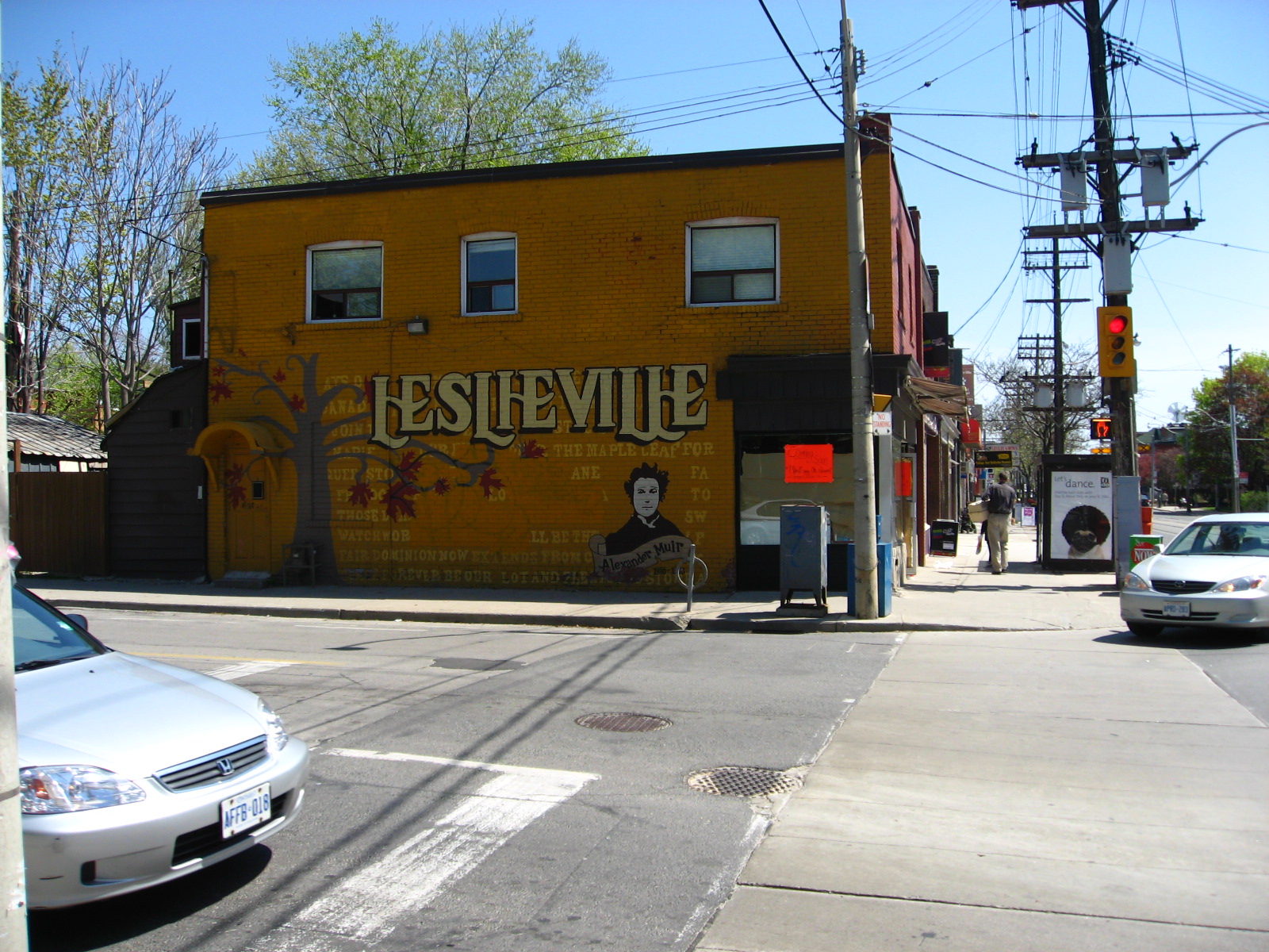 A Leslieville shopping strip on Toronto's east side