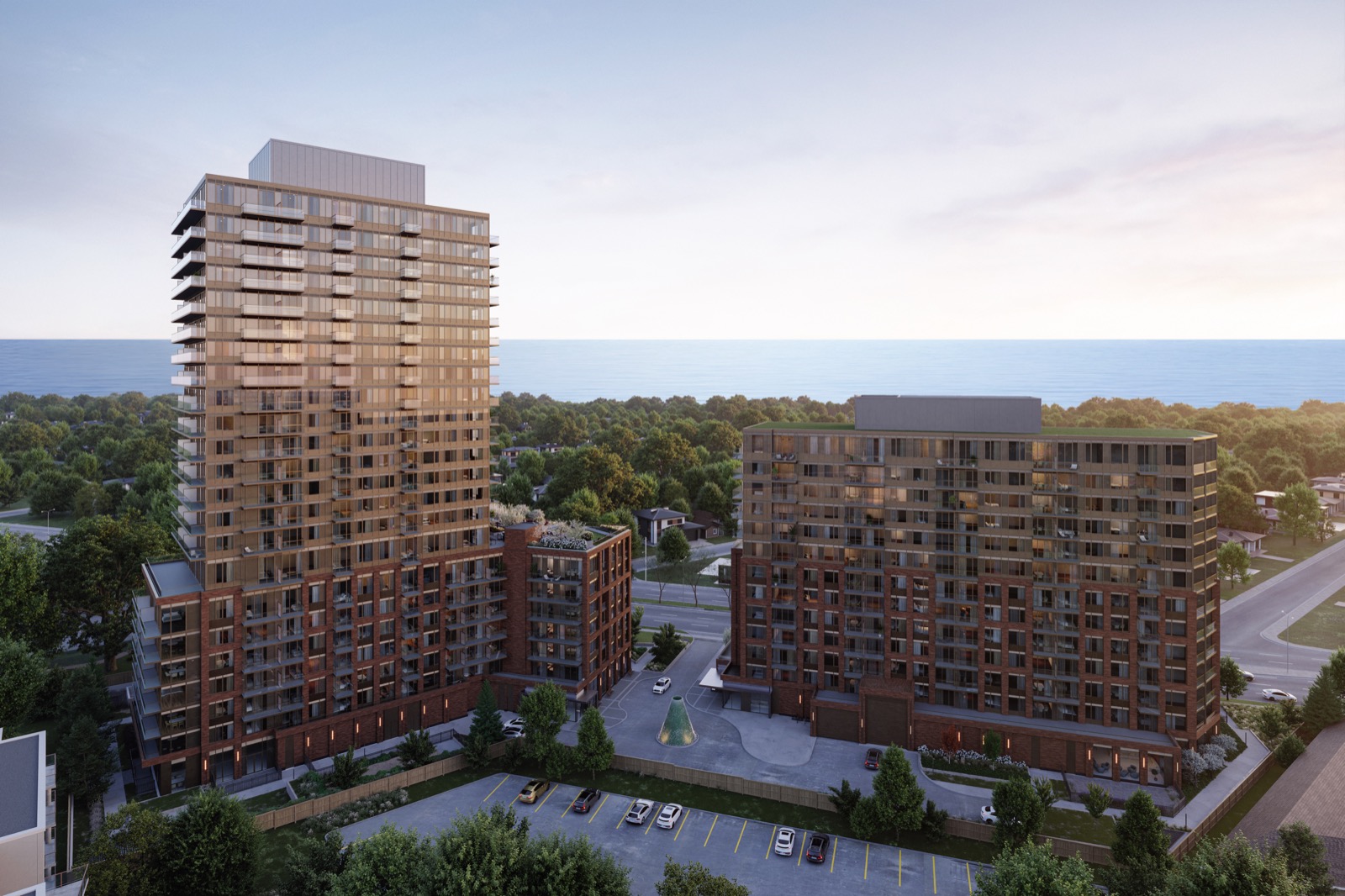 Residences at Bluffer's Park — Scarborough Bluffs, Toronto (artist's concept)